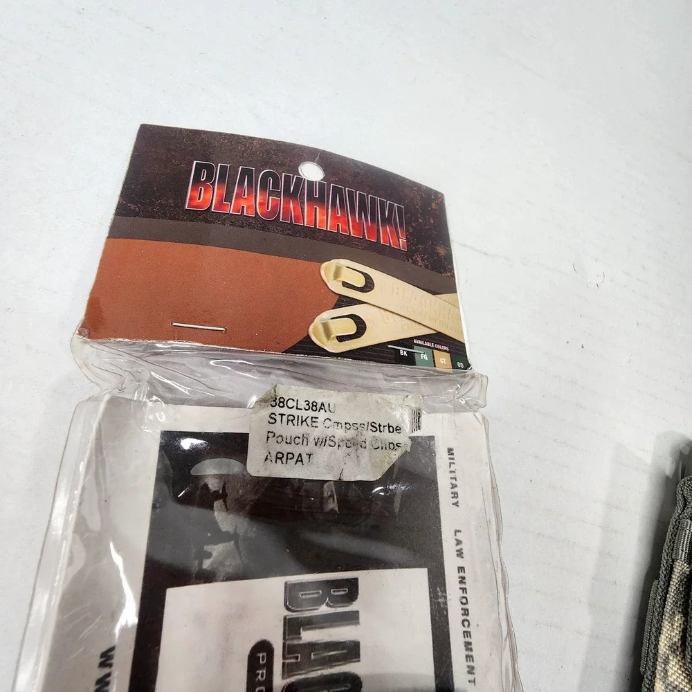 BLACKHAWK S.T.R.I.K.E. W/ Speed Clips, Single Mg Pouch (Holds 2) New OD Camo